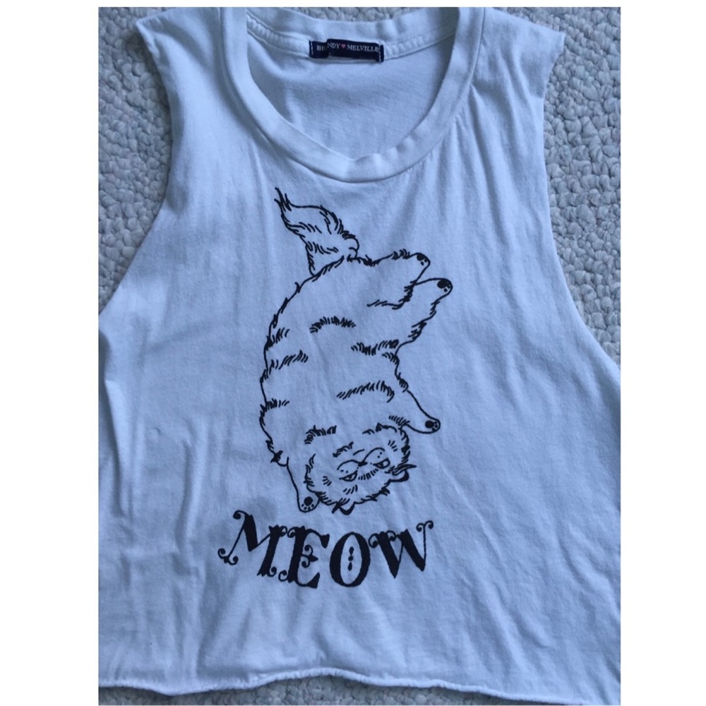 Brandy Melville Cat tank top